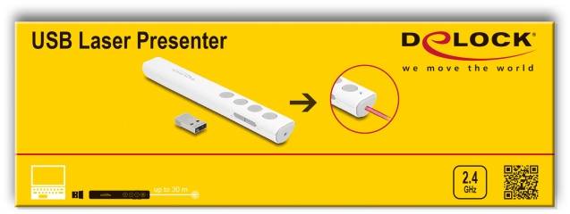 Delock 64251 Bluetooth® Bluetooth® Presenter inkl. Laserpointer