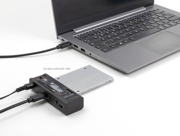 Delock 64253 USB-C® 3.1 Gen2 Schnittstellenkarte [1x USB-C® Buchse - 1x M.2 Key M-Buchse, SATA 6 Gb/s]