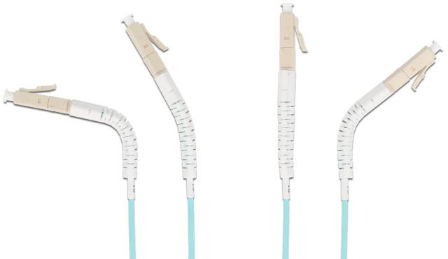 Delock 88080 Glasfaser LWL Anschlusskabel 2m Aquablau [1x LC-Stecker - 1x LC-Stecker] 50/125 µ Multimode OM3