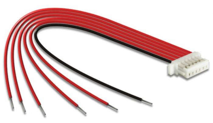 Delock Seriell Anschlusskabel [1x Stecker - 6x offene Kabelenden] 0.1m