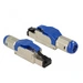 Delock 86487 RJ45 Stecker feldkonfektionierbar Cat.8.1 Metall 86487 Blau, Silber 1St. Delock 86487 RJ45 Stecker feldkonfektionierbar Cat.8.1 Metall 86487 Blau, Silber 1St.