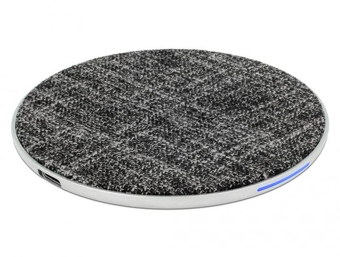 Delock Induktions-Ladegerät 10W 65919 65919 Ausgänge USB-C® Buchse Schwarz, Grau