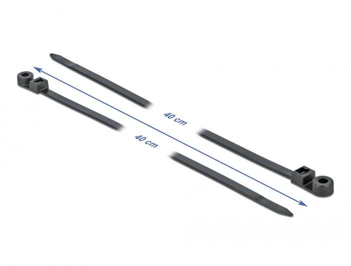 Delock 18953 Kabelbinder Schwarz 10St.