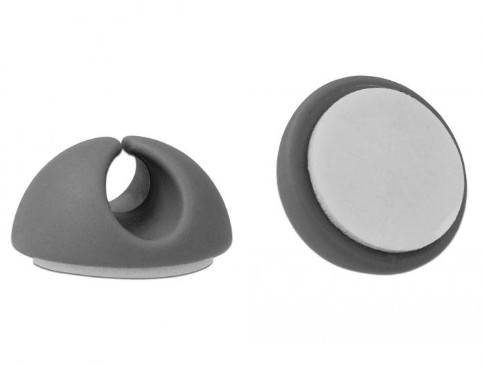 Delock Kabel-Halteclips Weiß (B x H) 29mm x 15mm 1 Set 18291