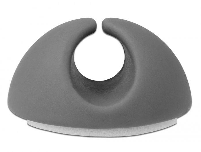 Delock Kabel-Halteclips Weiß (B x H) 29mm x 15mm 1 Set 18291