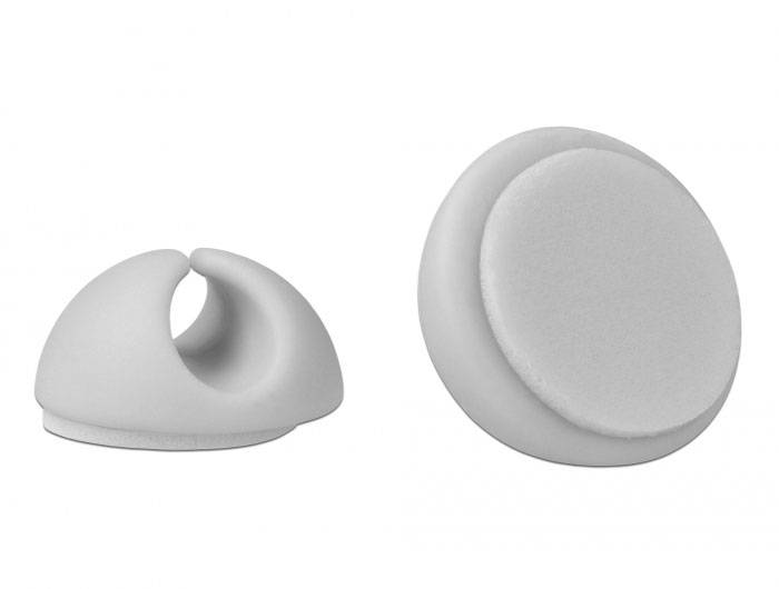 Delock Kabel-Halteclips Weiß (B x H) 29mm x 15mm 1 Set 18291