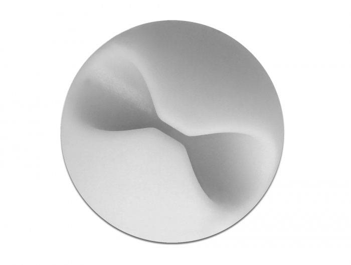 Delock Kabel-Halteclips Weiß (B x H) 29mm x 15mm 1 Set 18291