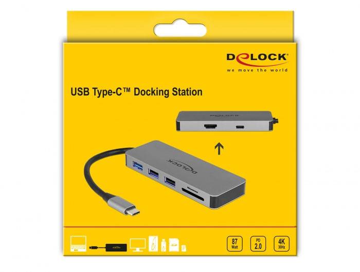 Delock USB-C® Dockingstation 87743