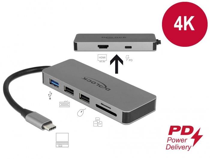 Delock USB-C® Dockingstation 87743