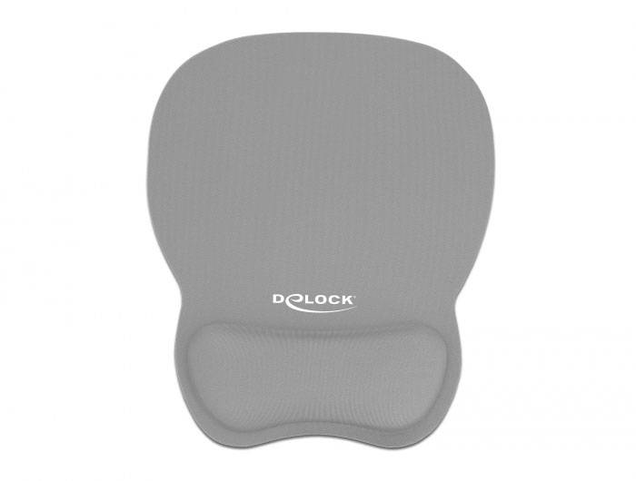 Delock 12698 Mauspad Ergonomisch, Flexibel Grau
