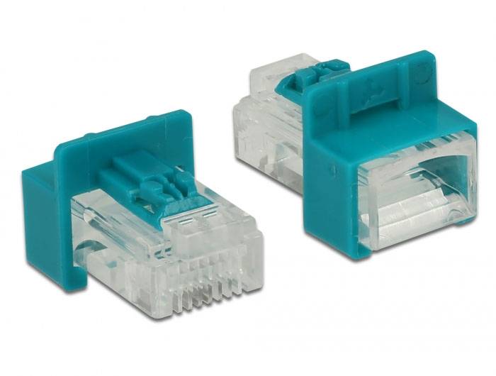 Delock RJ45 LAN Port Schloss 86425 Rot 86425