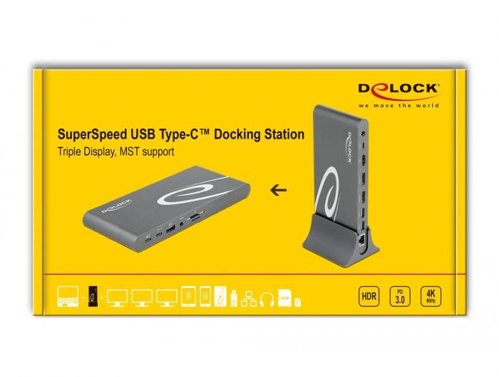 Delock USB-C® Dockingstation 87772