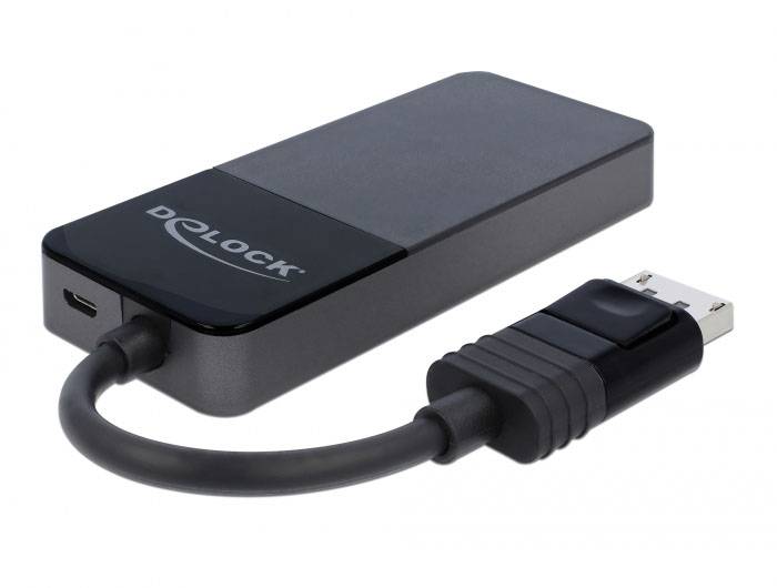 Delock 87737 DisplayPort-Splitter Schwarz