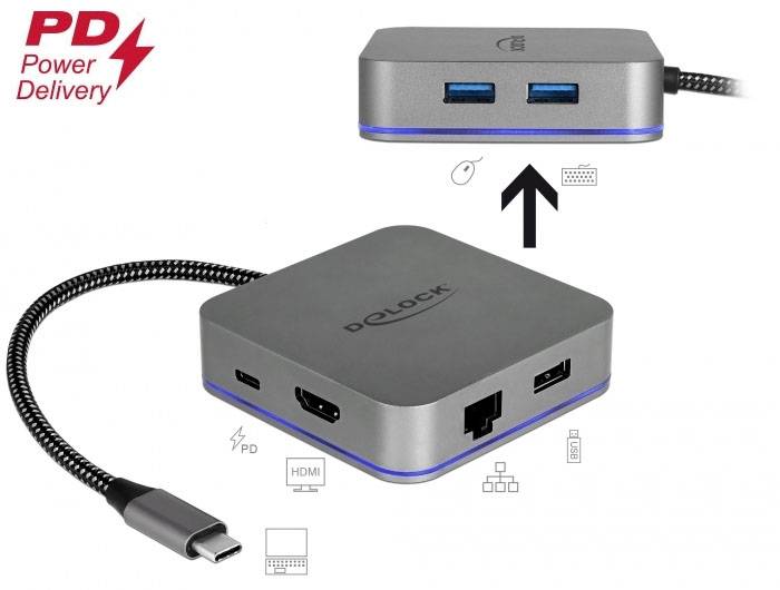 Delock USB-C® Dockingstation 87742