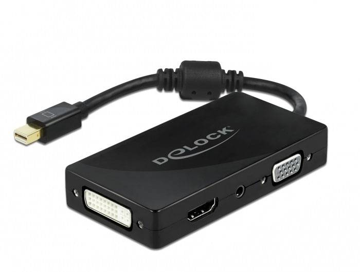 Delock 62073 Mini-DisplayPort Adapter Schwarz 15cm