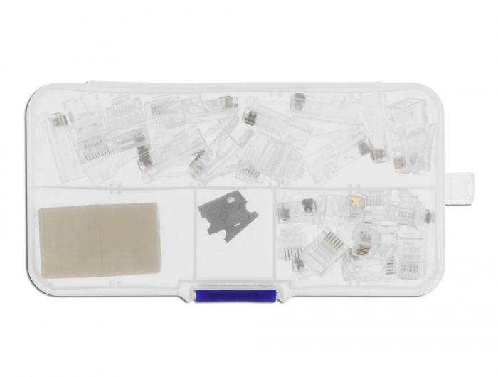 Delock 86696 Netzwerk Werkzeug-Set Passend für (Netzwerk-Spezifikationen (CAT)): Unbestückt