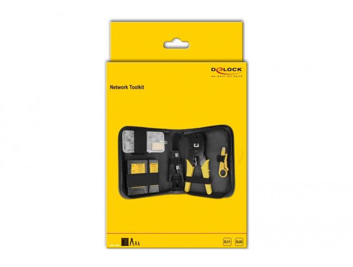 Delock 86696 Netzwerk Werkzeug-Set Passend für (Netzwerk-Spezifikationen (CAT)): Unbestückt