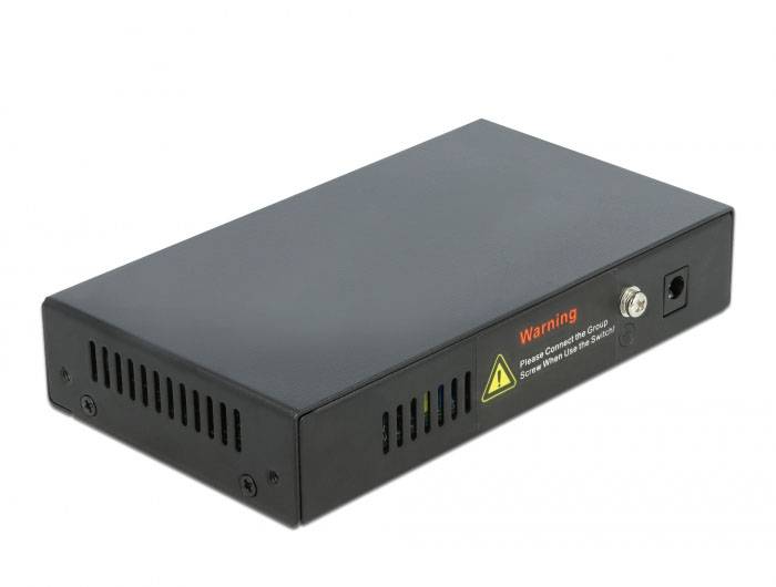 Delock 87765 Netzwerk Switch 4 Port 1 GBit/s PoE-Funktion