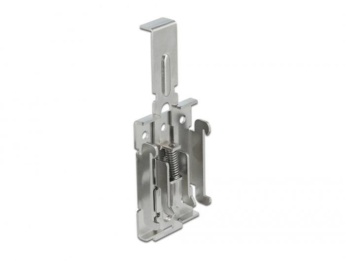 Delock 66332 Hutschienenadapter mit Feder 1 St. Bag