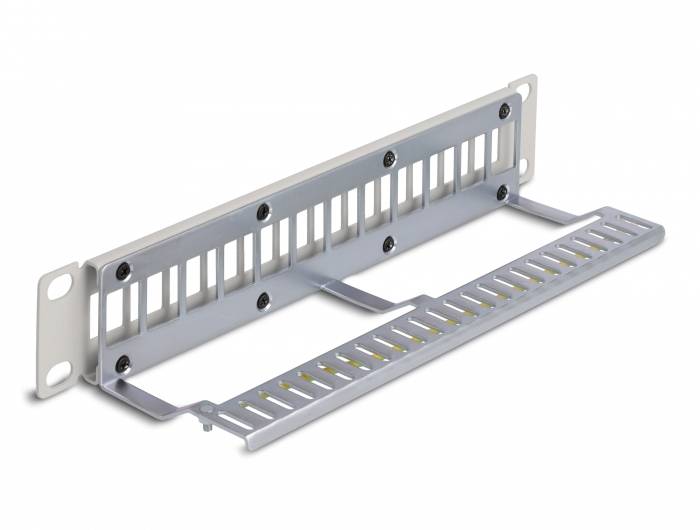 Delock 66875 Patch-Panel 1 HE Grau