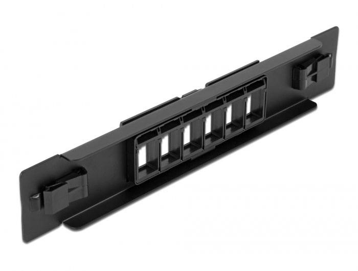 Delock 66819 Patch-Panel 1 HE Schwarz