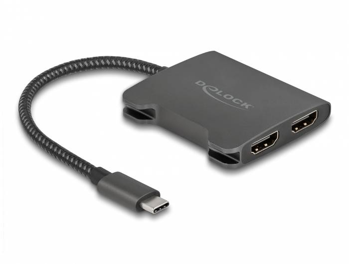 Delock 87778 HDMI-Splitter Schwarz