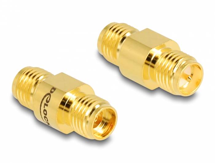 Delock 90085 90085 HF-Adapter RPSMA-Buchse - SMA-Buchse 1St.