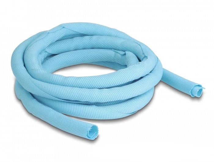Delock Kabel-Bündelschlauch Polyester Blau (Ø x L) 10mm x 2m 1 St. 20876