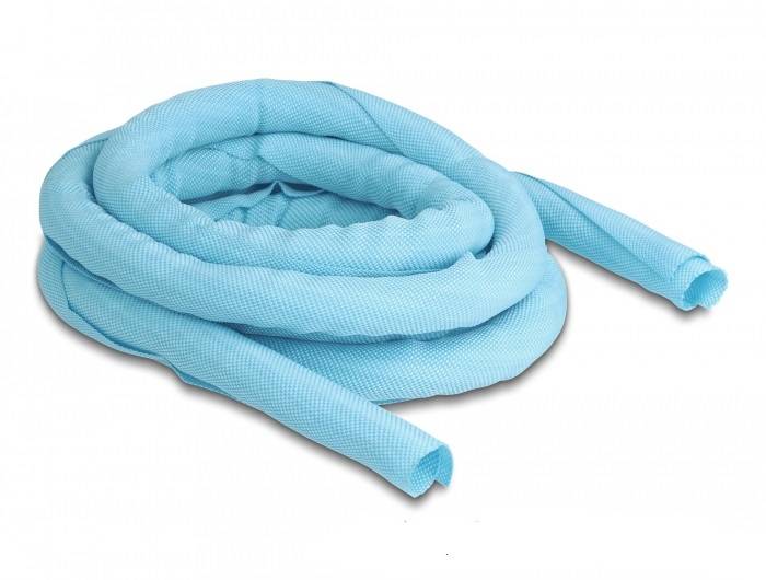 Delock Kabel-Bündelschlauch Polyester Blau (Ø x L) 16mm x 2m 1 St. 20877