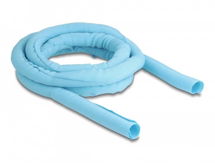 Delock Kabel-Bündelschlauch Polyester Blau (Ø x L) 19mm x 2m 1 St. 20878