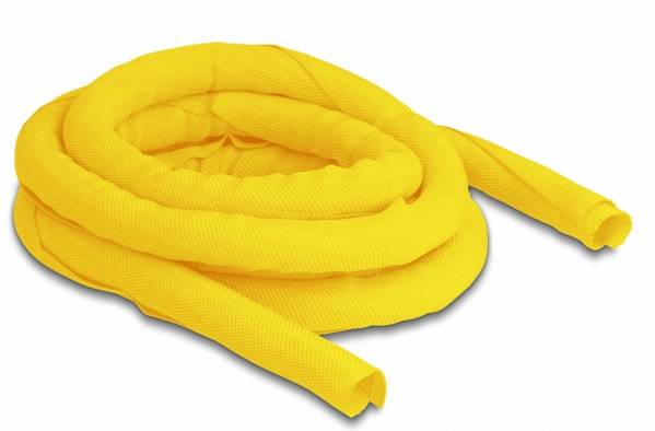 Delock Kabel-Bündelschlauch Polyester Gelb (Ø x L) 16mm x 2m 1 St. 20869