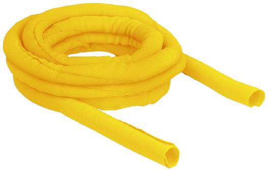 Delock Kabel-Bündelschlauch Polyester Gelb (Ø x L) 19mm x 5m 1 St. 20874