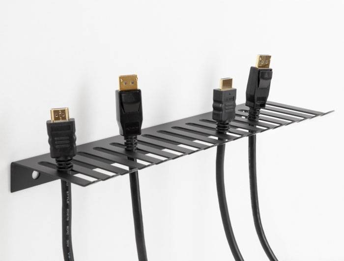 Delock Kabel-Halteclips Metall Schwarz (L x B x H) 325 x 90 x 25mm 1 St. 66728