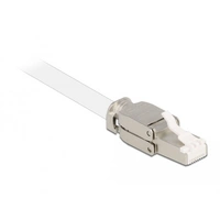 Delock 86927 RJ45 Stecker Cat.6A STP werkzeugfrei 86927 Silber 1St. Delock 86927 RJ45 Stecker Cat.6A STP werkzeugfrei 86927 Silber 1St.