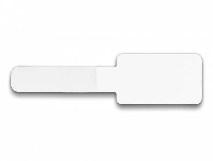 Delock Kabel-Halteclips Polyester Weiß 10 St. 19587