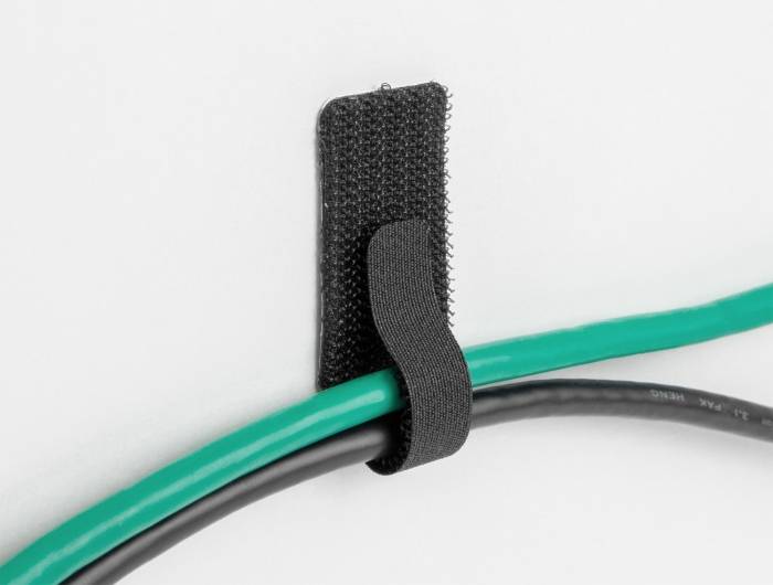 Delock Kabel-Halteclips Polyester Weiß 10 St. 19587