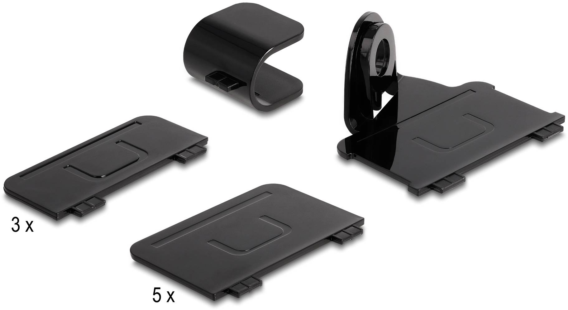 Delock 41461 USB Ladegerät 112W USB-A, USB-C® USB PD Grau, Schwarz Steckdose USB Power Delivery (USB-PD)