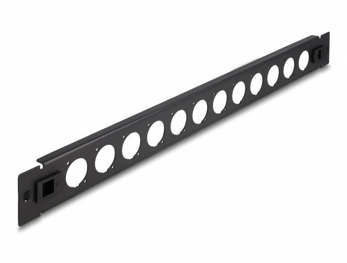 Delock 66900 Patch-Panel 1 HE Schwarz