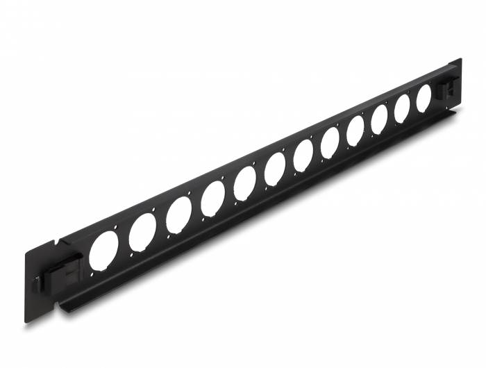 Delock 66900 Patch-Panel 1 HE Schwarz