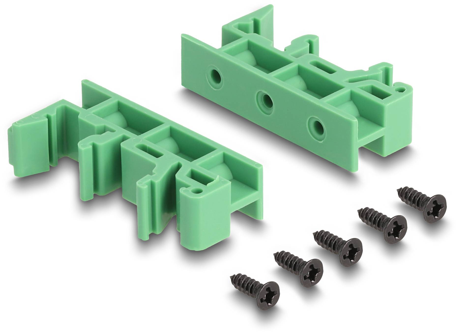 Delock RJ50 Netzwerk Adapter [2x RJ50-Buchse - 2x Buchse] Grün, Grau