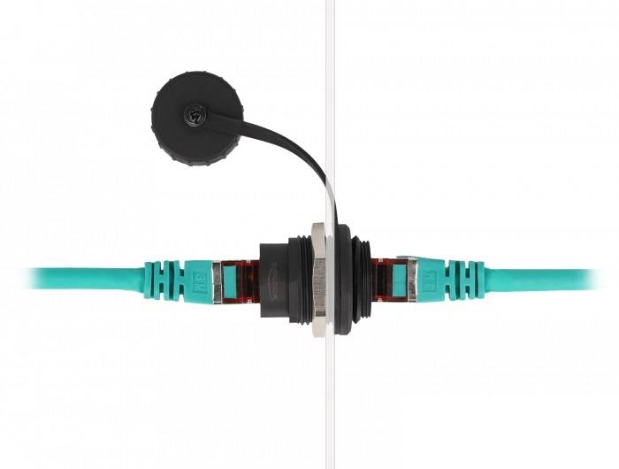 Delock 86968 RJ45-Einbaumodul Keystone CAT 6a 1St.