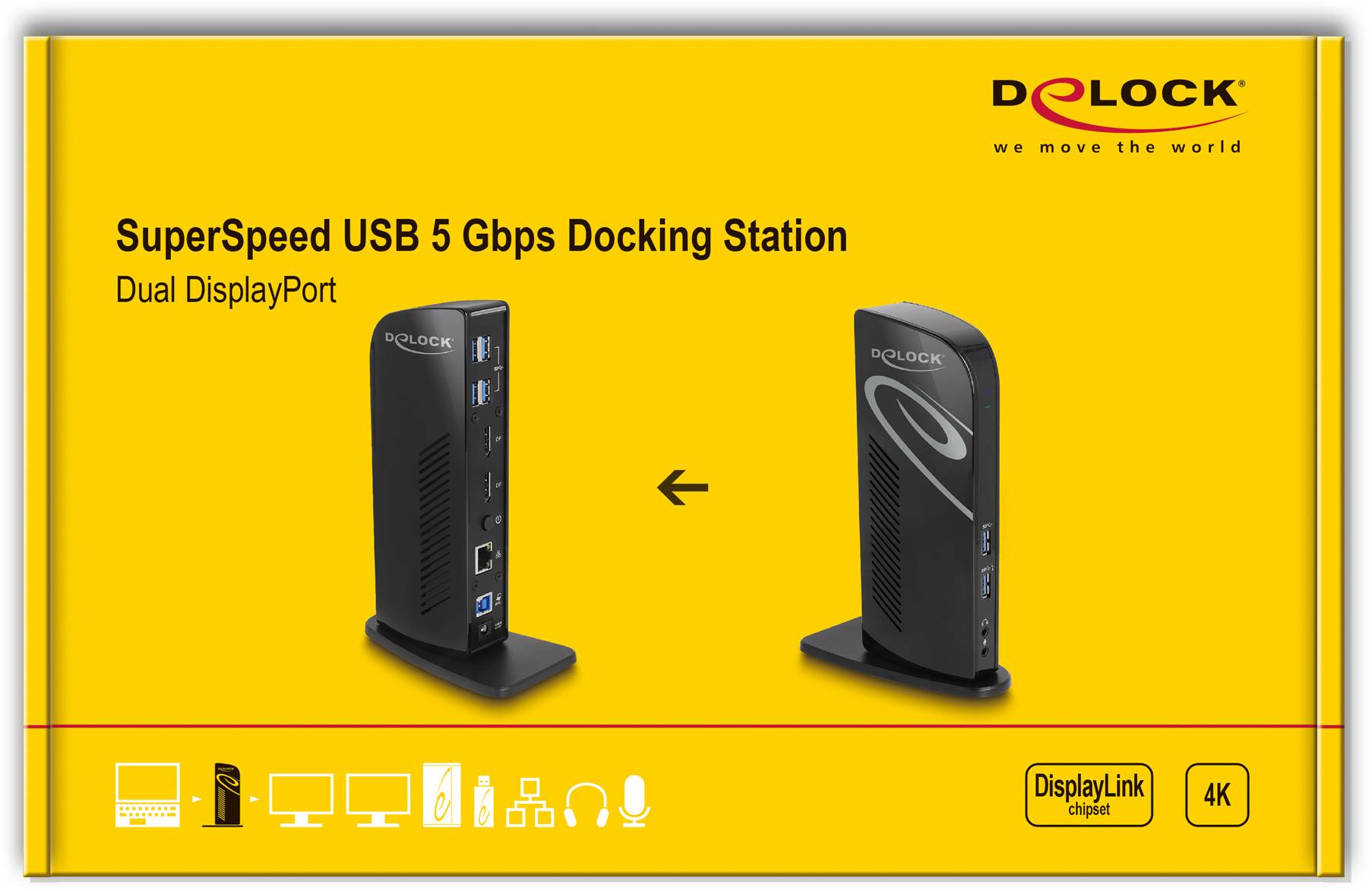 Delock Notebook Dockingstation 87728