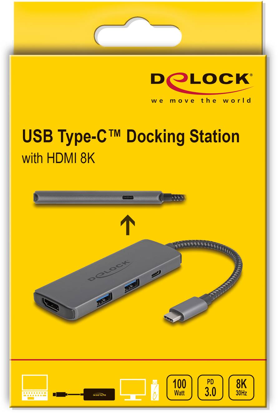 Delock USB-C® Dockingstation 87804