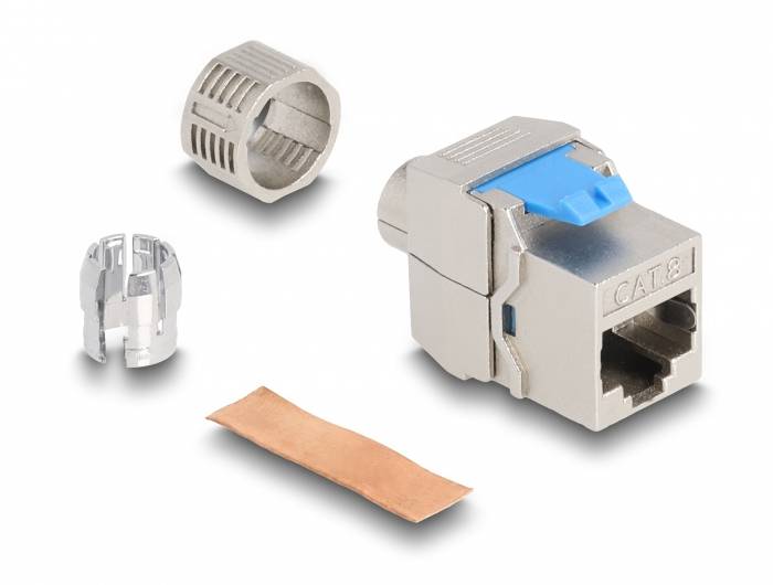 Delock 87059 RJ45-Einbaumodul Keystone CAT 8.1 1St.