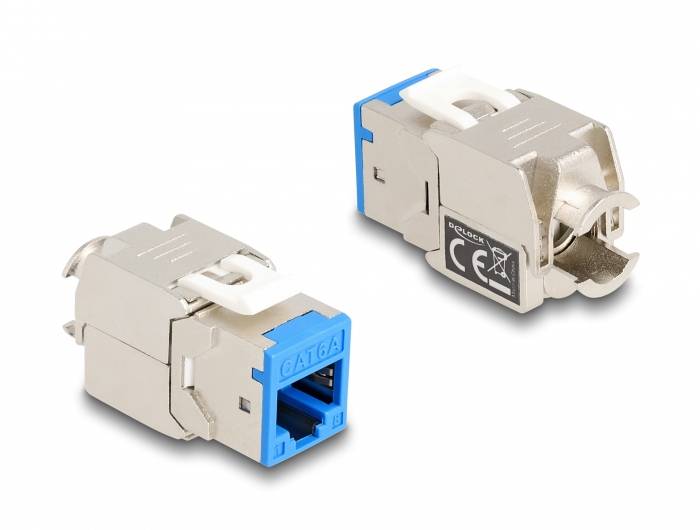 Delock 87896 RJ45-Einbaumodul Keystone CAT 6a 1St.