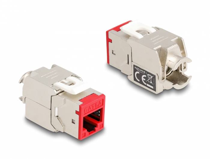 Delock 87896 RJ45-Einbaumodul Keystone CAT 6a 1St.