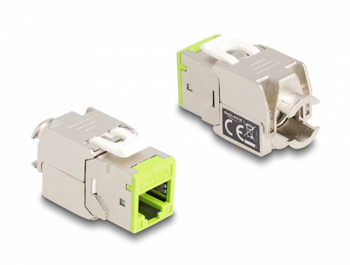 Delock 87896 RJ45-Einbaumodul Keystone CAT 6a 1St.