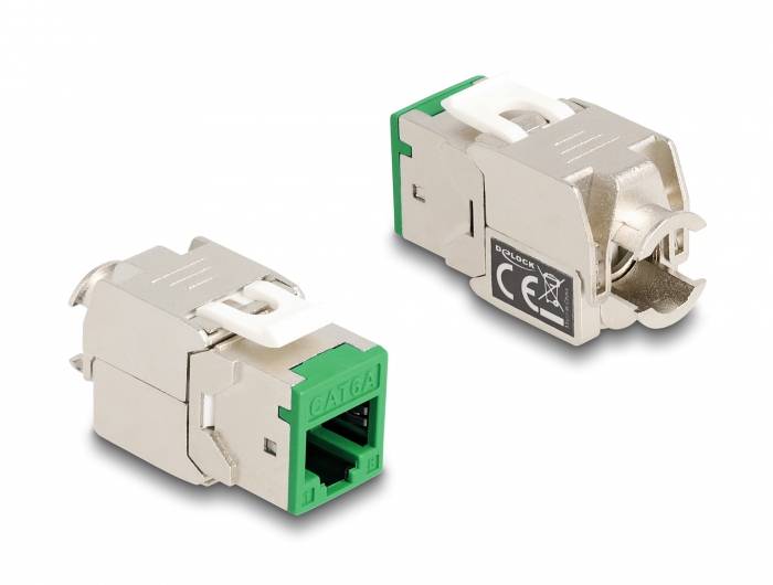 Delock 87896 RJ45-Einbaumodul Keystone CAT 6a 1St.