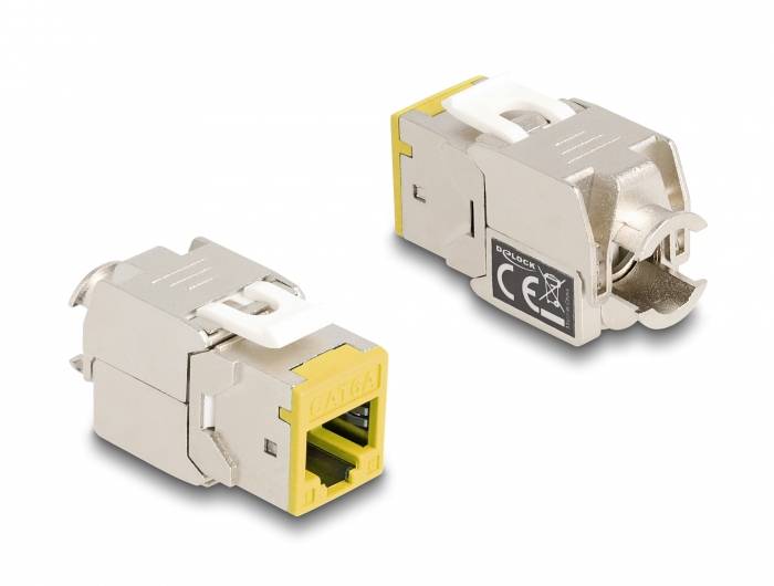 Delock 87896 RJ45-Einbaumodul Keystone CAT 6a 1St.