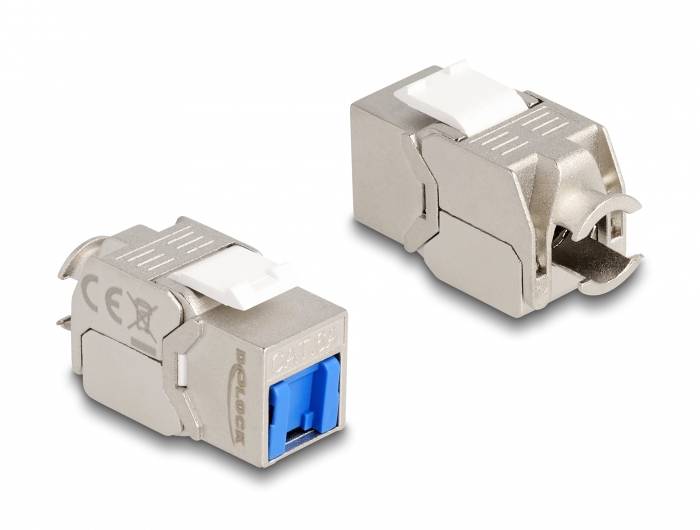 Delock 87898 RJ45-Einbaumodul Keystone CAT 6a 1St.